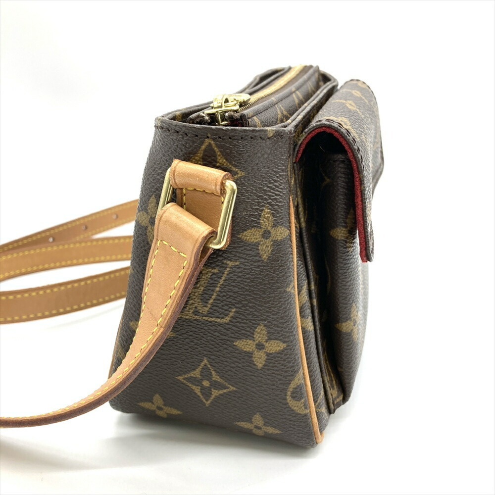 LOUIS VUITTON Brown Monogram Canvas Shoulder Bag - Picture 4 of 10